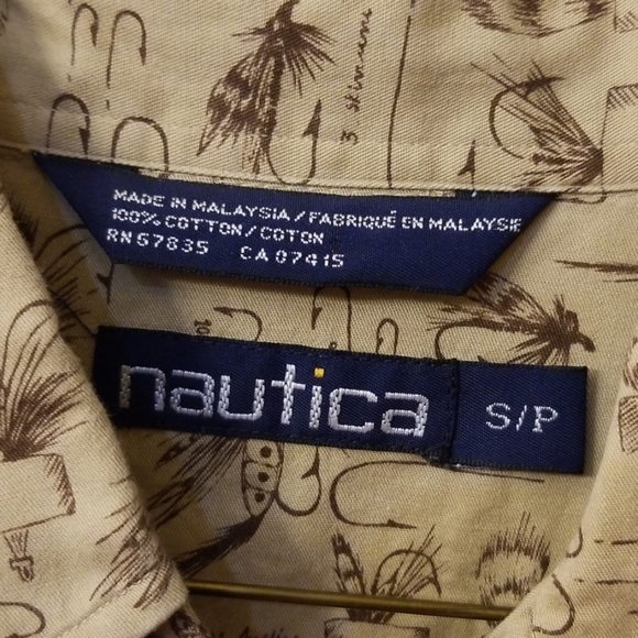 Nautica cotton long sleeve shirt size Sm - Picture 5 of 5